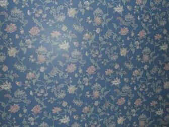 This Soothing Blue Floral Wallpaper Is Found In Room Among Others