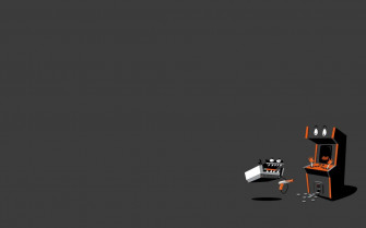 Video Games Minimalistic Machines Fun Art Wallpaper