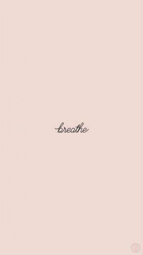Wallpaper Quotes Quote Breathe Pink Summer
