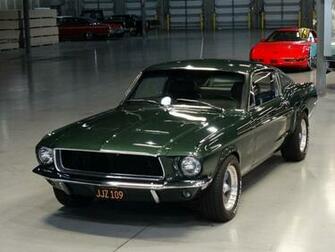 Ford Mustang Bullitt Fastback Green Cars Classic Wallpaper