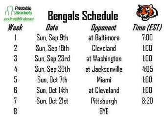 Kb Jpeg Cincinnati Bengals Printable Schedule