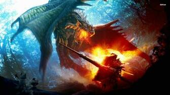 Dragon Battle Wallpaper Desktop