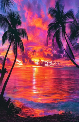 Hawaii Sunset Wallpaper