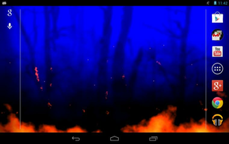 Flame Live Wallpaper And Make This Blue For Your