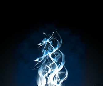 Blue Fire Wallpaper Background