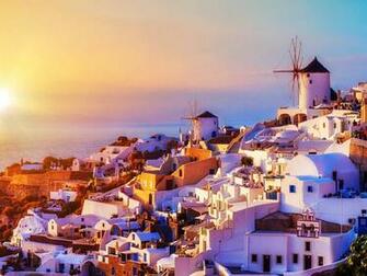 Town Oia Santorini Island Greece Wallpaper Gallery