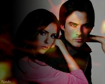 Elena Damon The Vampire Diaries Wallpaper