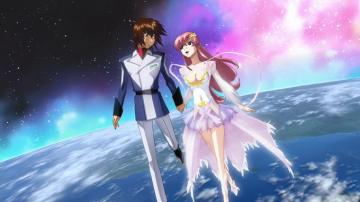 Gundam Seed Destiny Kira Yamato Lacus Clyne