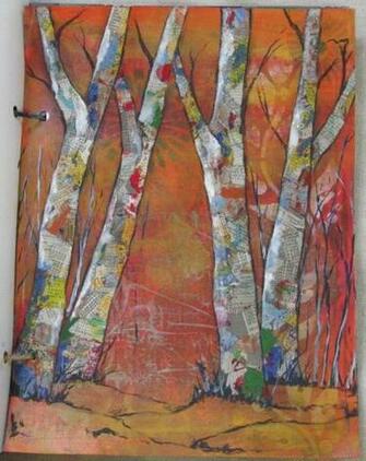 Torn Paper Collage Tutorial Kitskorner