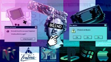 Vaporwave 1990s Classical Art Gameboy Game Gear Aol Microsoft