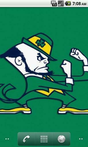 Bigger Notre Dame Irish Wallpaper For Android Screenshot