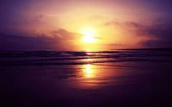 Beach Sunset Wallpaper HD