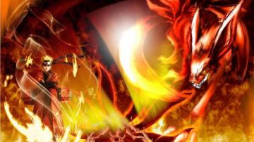 Wallpaper Kyubi Naruto Angry For