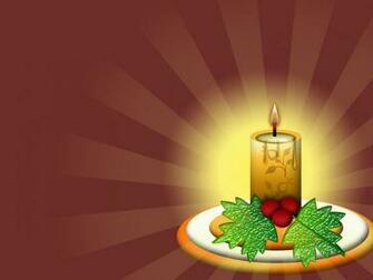 Wallpaper Christmas Candle