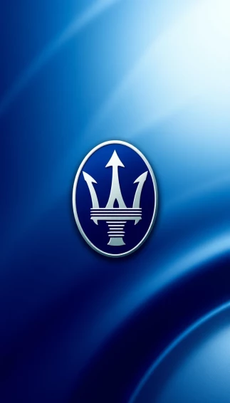 Maserati Logo Phone Wallpaper