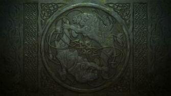 Dota Logo From Highlander Music Pack Wallpaper