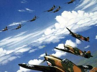 Wallpaper Art Air Combat Part Airplane