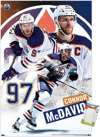 Amazon Nhl Edmonton Oilers Connor Mcdavid Wall Poster