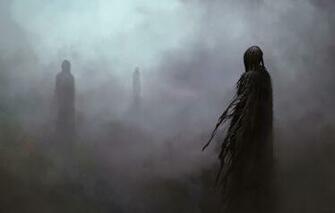 Wallpaper Fog Figure Harry Potter Art