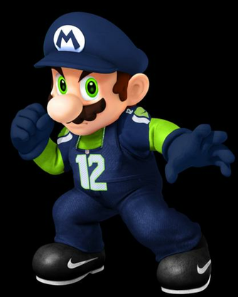Seattle Seahawks Super Mario By Zerjer97 D7xyfny Mrabs