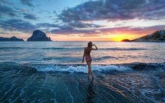 Girls Wallpaper Beach Bikinis Desktop