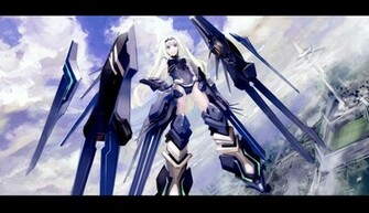 Cecilia Alcott Infinite Stratos Anime Mecha Girl HD Wallpaper Sky