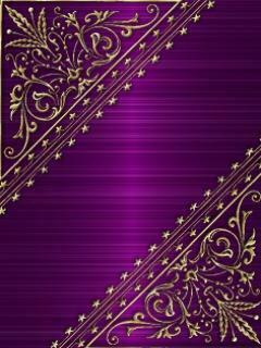Purple And Gold Background Design Image
