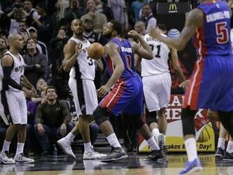 Andre Drummond Dominates The Spurs With Points And Rebounds