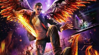Saints Row Gat Out Of Hell Wallpaper In