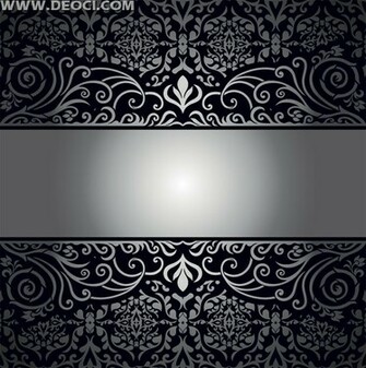 Silver Pattern Album Cover Background Design Material Eps File To