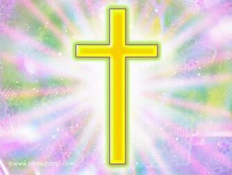 Beautiful Crosses C22 Cross Yellow Wallpaper