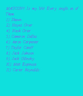 Jack Johnson Gilinsky Matt Espinosa Carter Reynolds