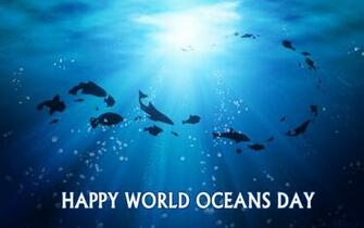 World Oceans Day Sunset