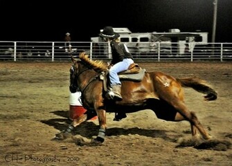 Barrel Racing By Da Cha