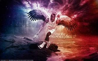 Dwyane Wade Miami Heat Angel Wallpaper Basketball