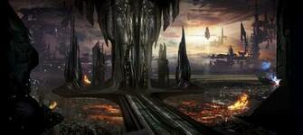 Alien City Wip By Alexruizart Sci Fi Cities