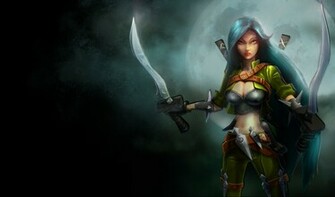 Mercenary Katarina Skin Original League Of Legends Wallpaper