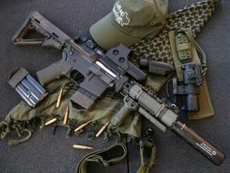 Customized Tactical Rifle Wallpaper