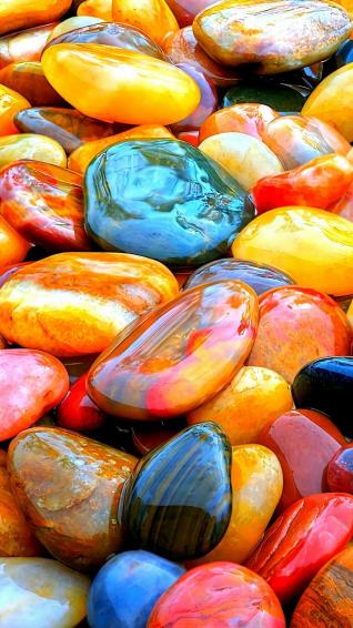 Nature Stone Wallpaper Colorful