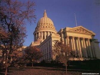 Madison Capitol Wisconsin At Desktopwallpaper Net