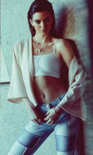 Kendall Jenner Style iPhone Wallpaper 3d