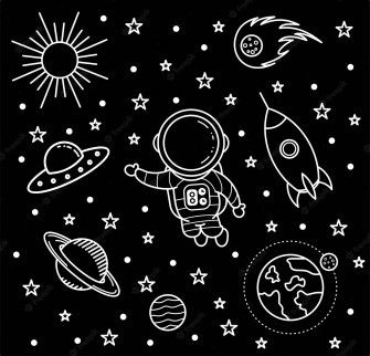 Cartoon Astronaut Wallpaper