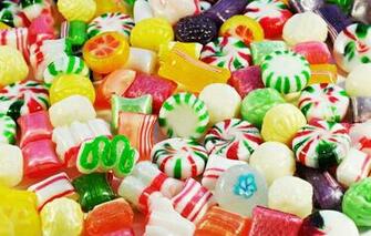 Wallpaper Colorful Candy Lollipops Sweet