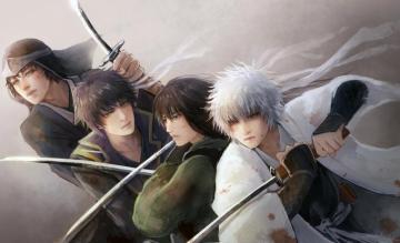 Gintama Shiroyasha Sakata Gintoki Katsura Kotaro Tatsuma
