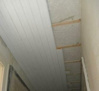 Lathe Strips Were Installed We Could Begin Installing The Beadboard
