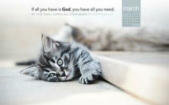 March Have God Desktop Calendar Wallpaper