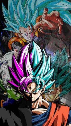 Wallpaper iPhone Black Goku 3d