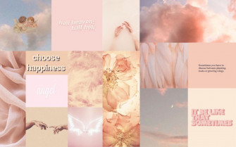 Wallpaper Soft Pink Aesthetic Imac Macbook Air
