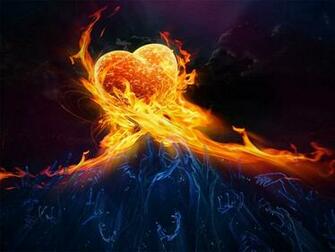 Black And Red Fire HD Wallpaper