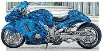 Custom Suzuki Hayabusa Hot Rod Station